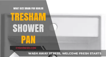Kohler Tresham Shower Pan Drain Size Guide: Installation Tips