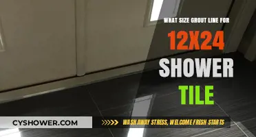 Choosing the Perfect Grout Line Size for 12x24 Shower Tiles