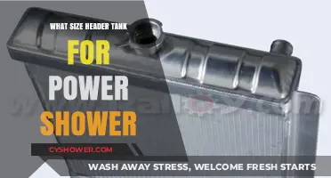 Choosing the Right Header Tank Size for Your Power Shower