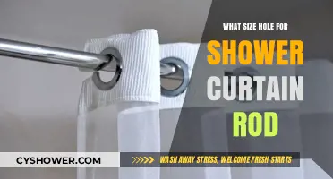Perfect Shower Curtain Rod Installation: Ideal Hole Size Guide
