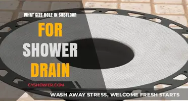 Proper Shower Drain Installation: Ideal Subfloor Hole Size Guide
