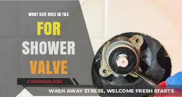 Perfect Shower Valve Installation: Ideal Tile Hole Size Guide