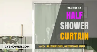 Half Shower Curtain Size Guide: Dimensions and Installation Tips