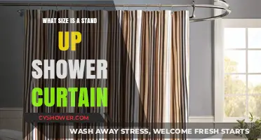Choosing the Right Stand Up Shower Curtain Size for Your Bathroom