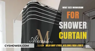 Perfect Monogram Size Guide for Stylish Shower Curtain Customization