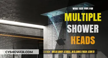 Choosing the Right Pipe Size for Multiple Shower Heads: A Guide