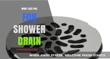 Choosing the Right PVC Size for Your Shower Drain