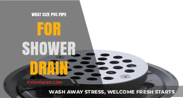 Choosing the Right PVC Pipe Size for Your Shower Drain