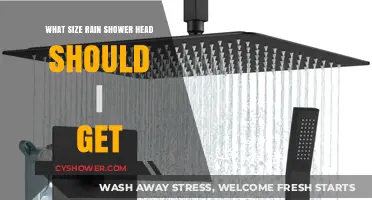 Choosing the Perfect Rain Shower Head Size for Your Bathroom