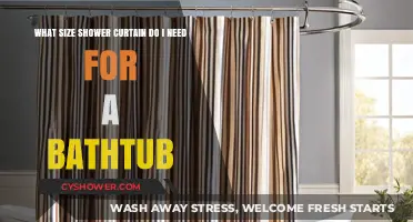 Choosing the Right Shower Curtain Size for Your Bathtub