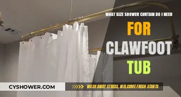Choosing the Right Shower Curtain Size for Your Clawfoot Tub