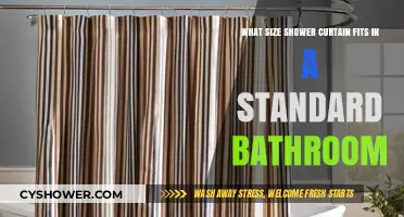 Perfect Fit: Choosing the Right Shower Curtain Size for Standard Bathrooms