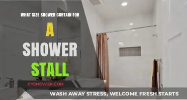 Choosing the Perfect Shower Curtain Size for Your Shower Stall