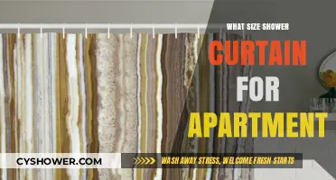 Choosing the Perfect Shower Curtain Size for Your Apartment Bathroom