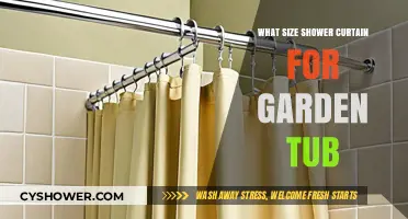 Perfect Fit: Choosing the Right Shower Curtain Size for Garden Tubs