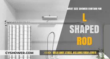 Choosing the Right Shower Curtain Size for L-Shaped Rods