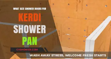 Choosing the Right Shower Door Size for Your Kerdi Shower Pan
