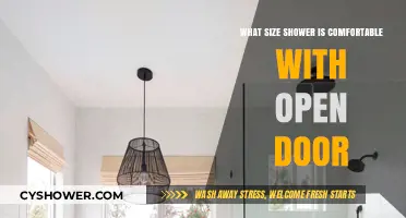 Choosing the Right Shower Size for Comfort with an Open Door