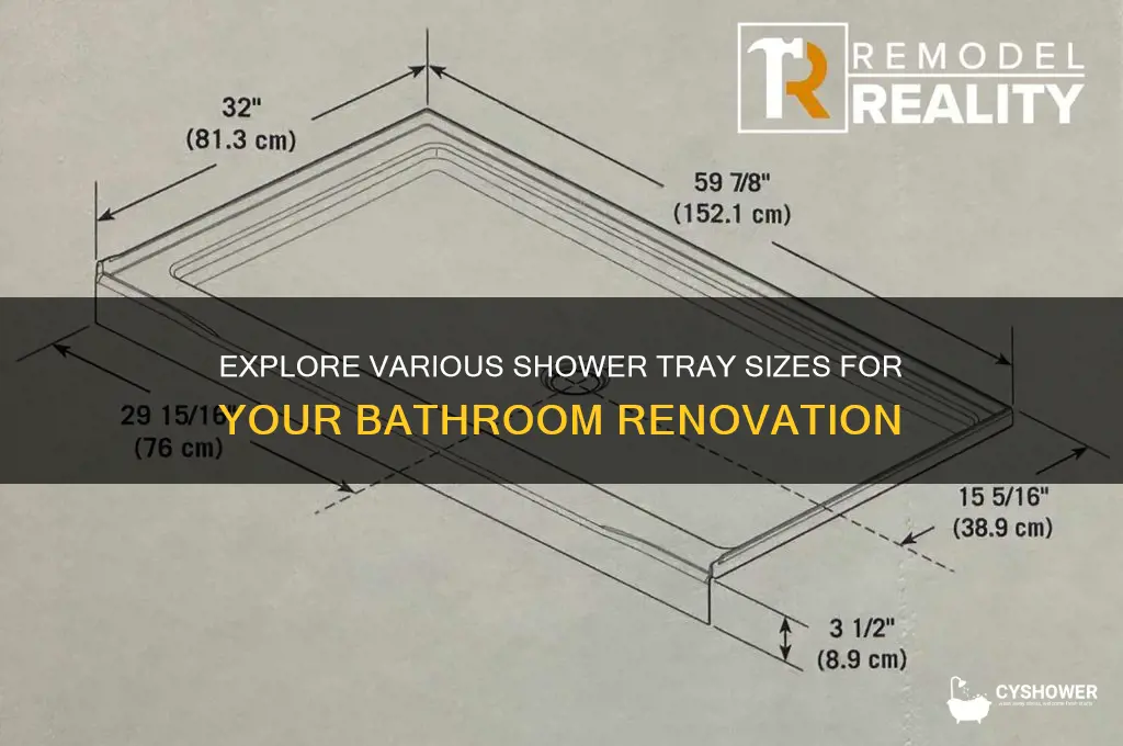 what size shower trays can you get