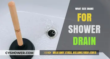 Choosing the Right Snake Size for Effective Shower Drain Cleaning