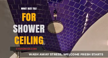 Choosing the Perfect Tile Size for Your Shower Ceiling
