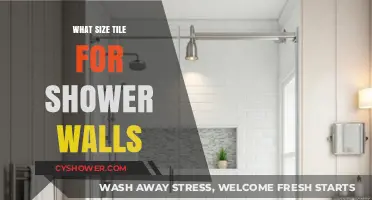 Choosing the Perfect Tile Size for Shower Walls: A Guide