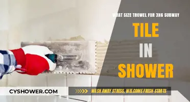 Choosing the Right Trowel Size for 3x6 Subway Shower Tiles