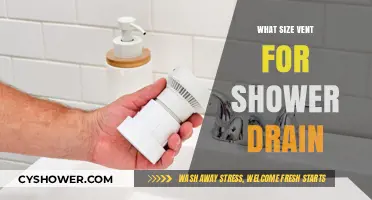 Choosing the Right Vent Size for Your Shower Drain