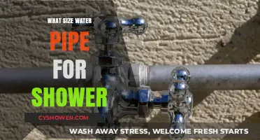 Choosing the Right Water Pipe Size for Your Shower Setup