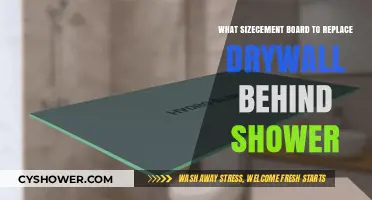 Choosing the Right Cement Board Size to Replace Drywall Behind Shower