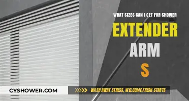 Shower Extender Arm Sizes: Available Options for Your Bathroom Upgrade