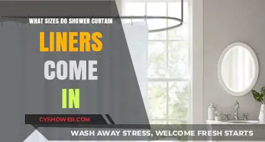Shower Curtain Liner Sizes: A Comprehensive Guide to Finding the Perfect Fit