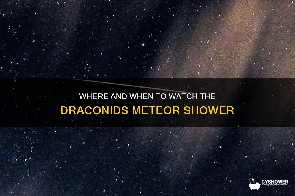 what sky can i see draconids meteor shower