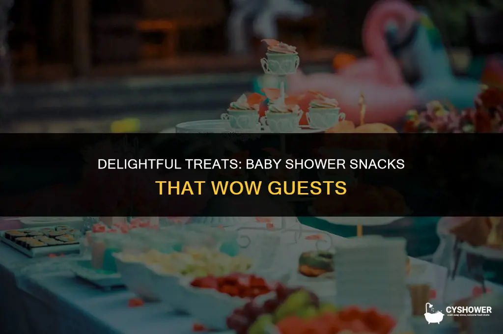 what snacks do you bring to a baby shower