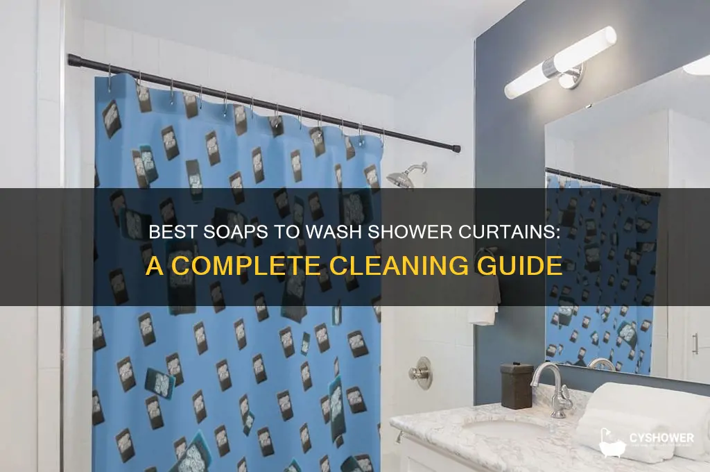 what soap wash shower curtain