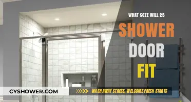 Choosing the Right Shower Door Size: Will 25 Inches Fit?