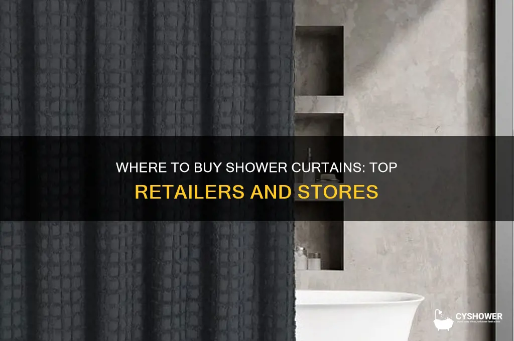 what stores carry shower curtains