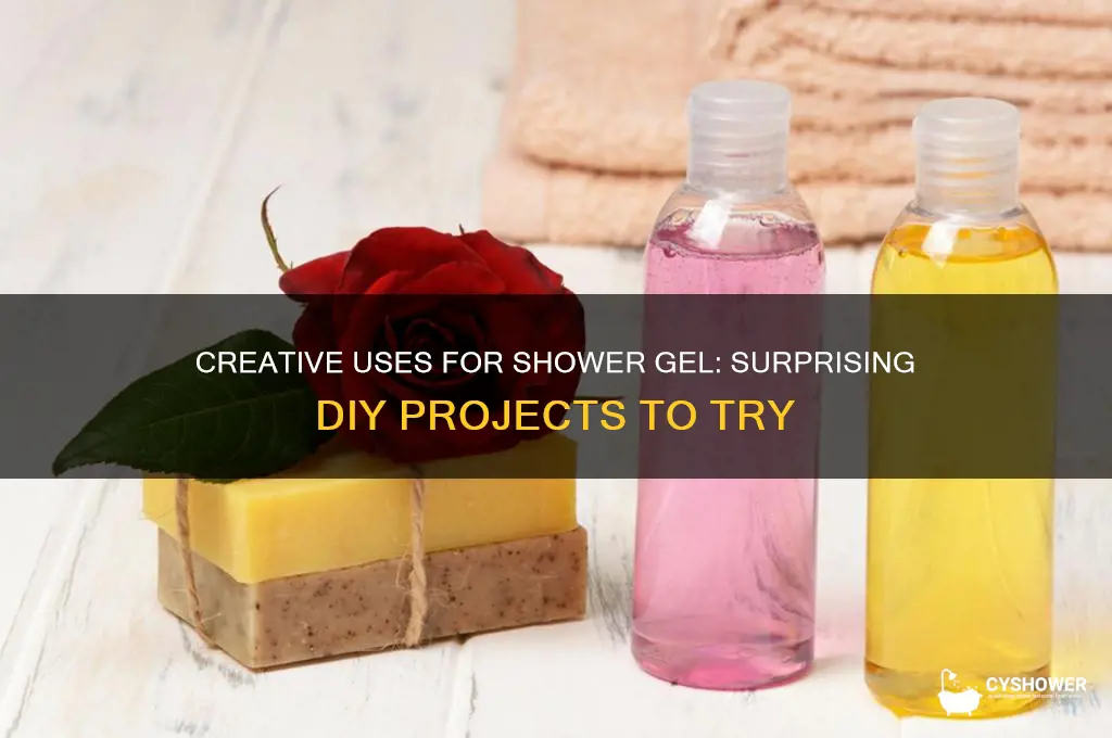 what stuff can you make with shower gel