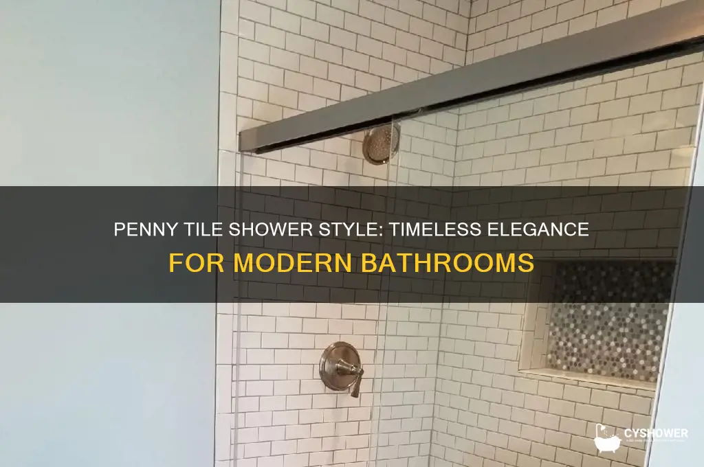 what style is penny tile for shower