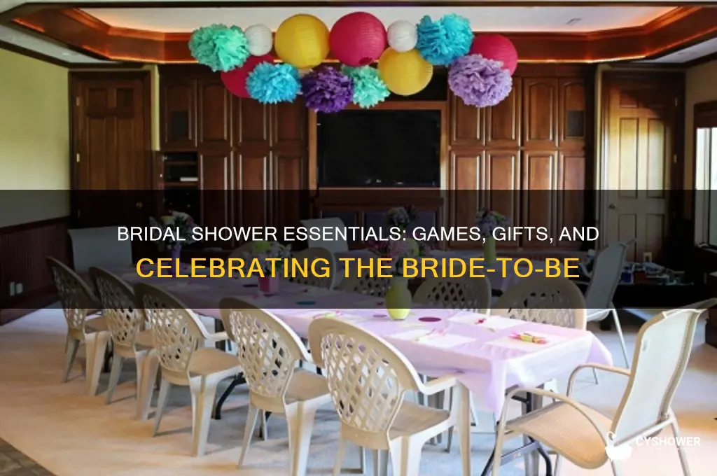 what takes place at a bridal shower