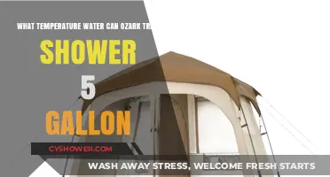 Ozark Trail Shower 5-Gallon: Ideal Water Temperature Guide