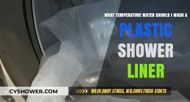Ideal Water Temperature for Washing Your Plastic Shower Liner