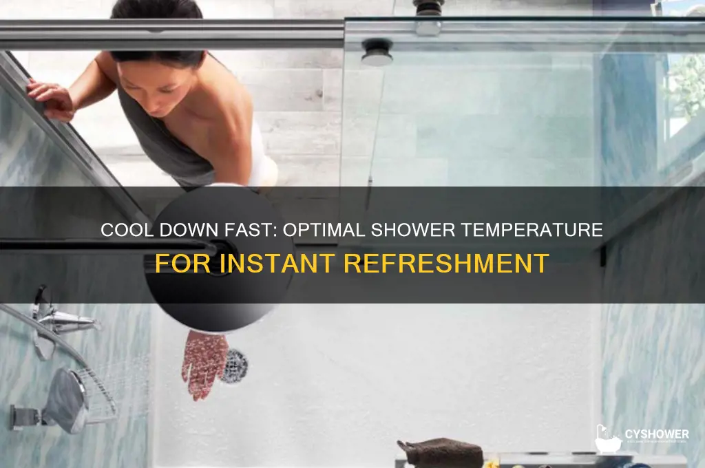 what temperature water should you shower to cool down