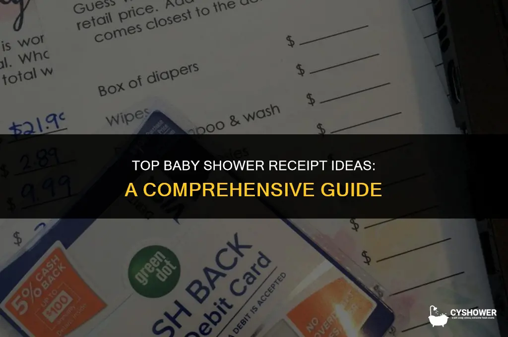 what the best receipt for baby shower