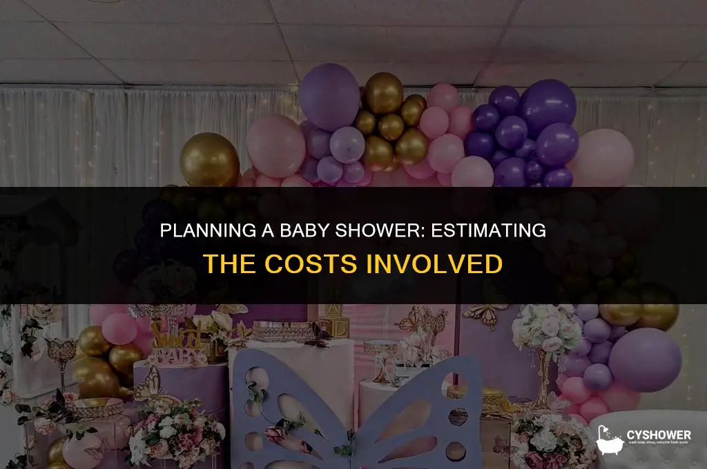 what the esimated cost of making a baby shower