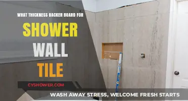 Choosing the Right Backer Board Thickness for Shower Wall Tile