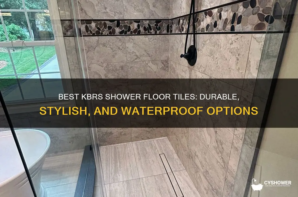 what tile to use for shower floor kbrs