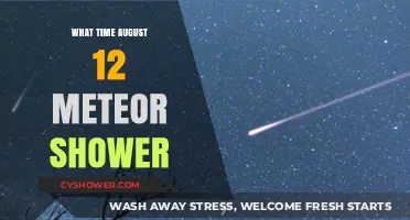 August 12 Meteor Shower: Best Time to Watch Shooting Stars