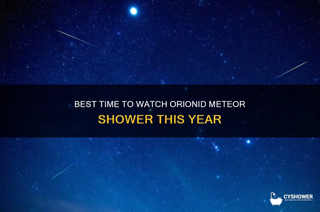 what time can i see orionid meteor shower
