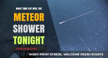Tonight's Meteor Shower: Best Viewing Time in CST Revealed